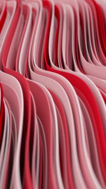 3d soyut arkaplanı dikey bir döngü içinde renkli dalgalarla görüntüle