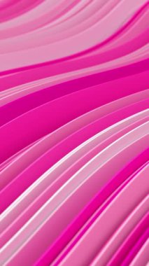 3d soyut arkaplanı dikey bir döngü içinde renkli dalgalarla görüntüle