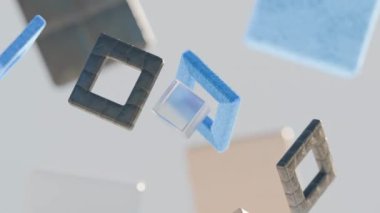 3B döngü tatmin edici kareler canlandırma