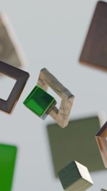 3B döngü tatmin edici kareler canlandırma