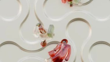 Yol döngüsünü takip eden gövdenin 3 boyutlu canlandırması