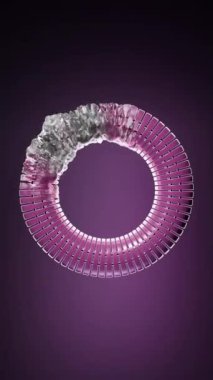 Torus deformasyon yolunun 3B görüntüleyicisi
