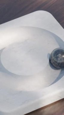 Yol döngüsü animasyonunu izleyen topun 3B canlandırmasıName