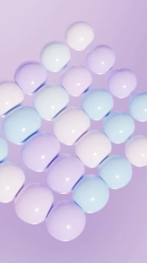 Kürelerin şişirilmiş 3B görüntülemesi