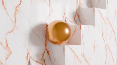 Merdivenlerden Düşen 3B küre