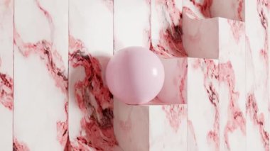 Merdivenlerden Düşen 3B küre