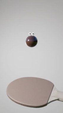 Duygusal Ping Pong 3D döngü animasyonu