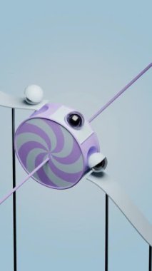 Marbles Yolu 3B döngü canlandırması