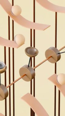 Marbles Yolu 3B döngü canlandırması