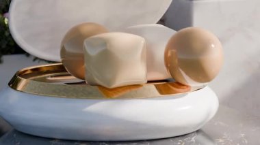 Şişirme şekilleri sürpriz Döngü 3 boyutlu merdiven canlandırması