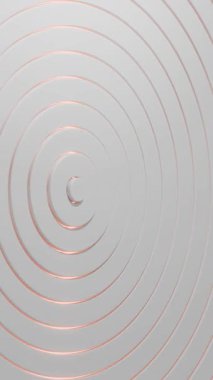 Konsantrik Halkalar Döngüsü 3 boyutlu tatmin edici canlandırma