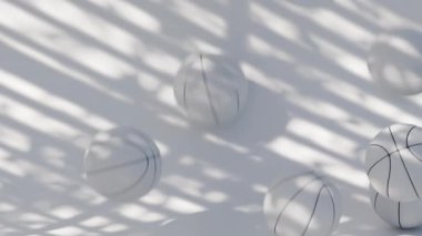 3 boyutlu canlandırmayı dolduran Sepet Topları