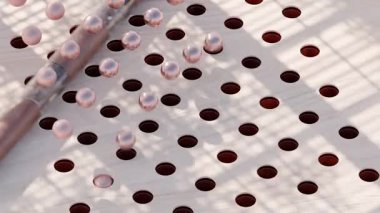 Sıçrayan Mermerler 3 boyutlu döngü canlandırması