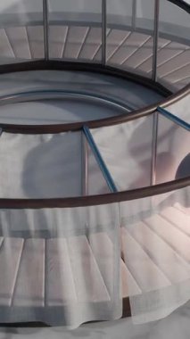 Beyaz Küre 3D döngü şekil canlandırması