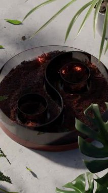 Süzülen ve çarpışan yumuşak renkli topların 4K döngü animasyonu.