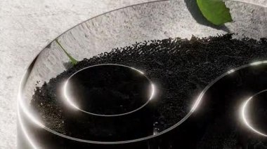 Süzülen ve çarpışan yumuşak renkli topların 4K döngü animasyonu.