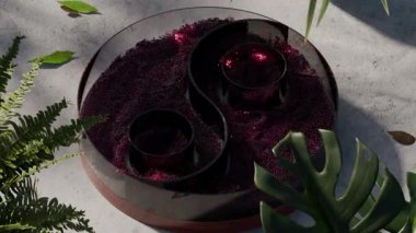 Süzülen ve çarpışan yumuşak renkli topların 4K döngü animasyonu.