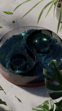 Süzülen ve çarpışan yumuşak renkli topların 4K döngü animasyonu.