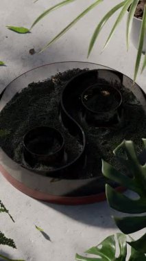 Süzülen ve çarpışan yumuşak renkli topların 4K döngü animasyonu.