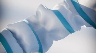 Renkli Kumaş Şekli Şişirme 3B Canlandırması