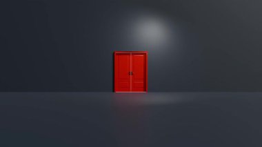 3 boyutlu döngü tatmin edici kapı koridoru canlandırması