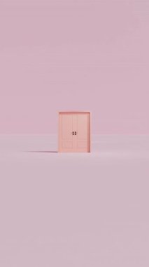 3 boyutlu döngü tatmin edici kapı koridoru canlandırması