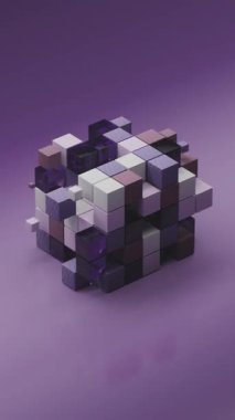 3D döngü tatmin edici fabrika animasyonu