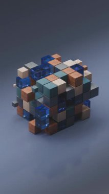 3D döngü tatmin edici fabrika animasyonu