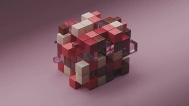 3D döngü tatmin edici fabrika animasyonu