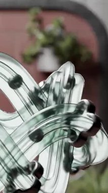 3B soyut mermer çalışma döngüsü