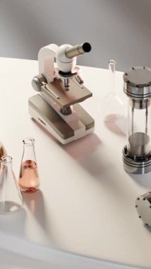 DNA molekül animasyonu eğitim, bilim veya kozmetik endüstrisinde kullanılabilir. 3B Hazırlama.