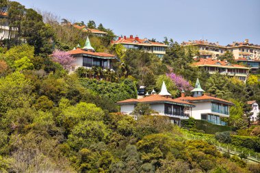 Türkiye 'de İstanbul Boğazı' na güzel deniz kenarlı villalar inşa edildi