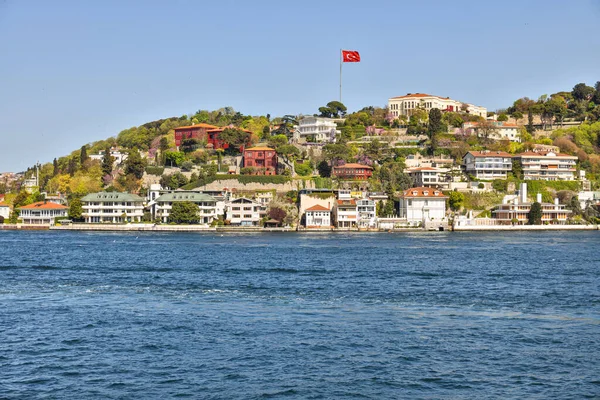 Beautiful settlements on the Bosphorus strait, in Turkey