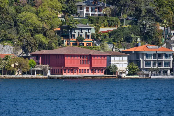 Schöne Architektur Bosporus Traditionelle Holzhäuser Der Türkei — Stockfoto