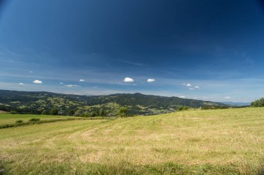 Dağ yolu, dağ manzarası, Piwniczna Zdrj,