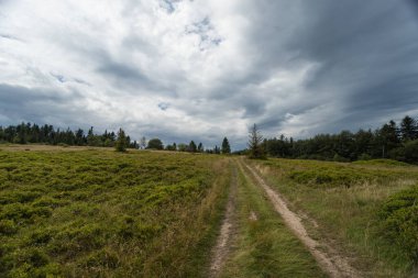 Dağlardaki bulutlu gökyüzü, Niemcowa Piwniczna Zdrj