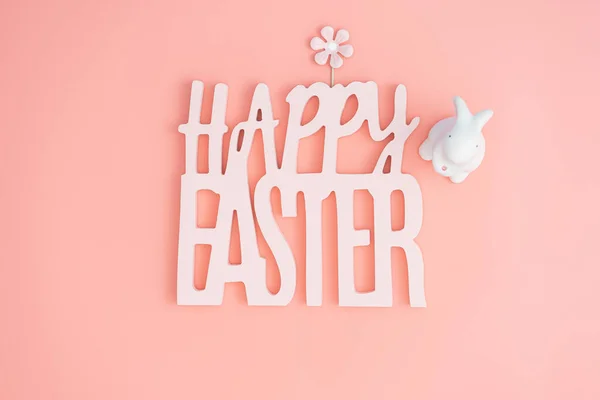 Happy Easter Background Eggs Bunny — Photo