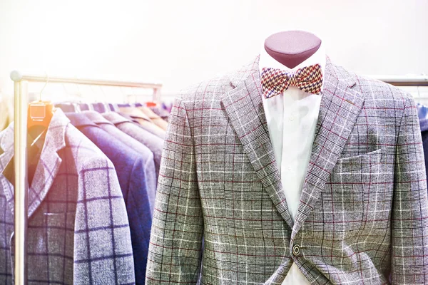 Men\'s suits in the clothing store