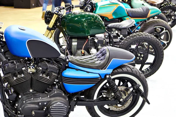 Motocicletas Personalizadas Tienda Exhibición — Foto de Stock