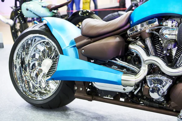Custom Motorrad Schaufenster Shop — Stockfoto