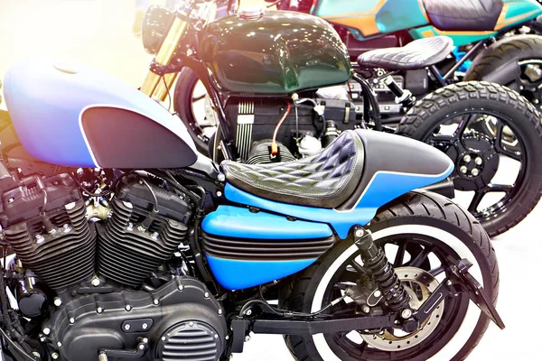 Мотоциклы Заказ Ретро Магазине — стоковое фото
