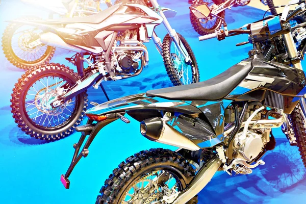 Motocross Nel Negozio Articoli Sportivi — Foto Stock