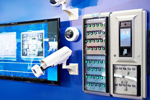 CCTV cameras and access control security systems