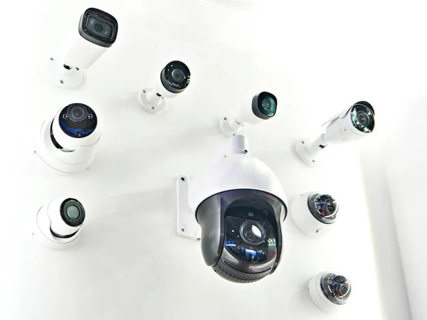 Sergide Analog Cctv Kameraları — Stok fotoğraf