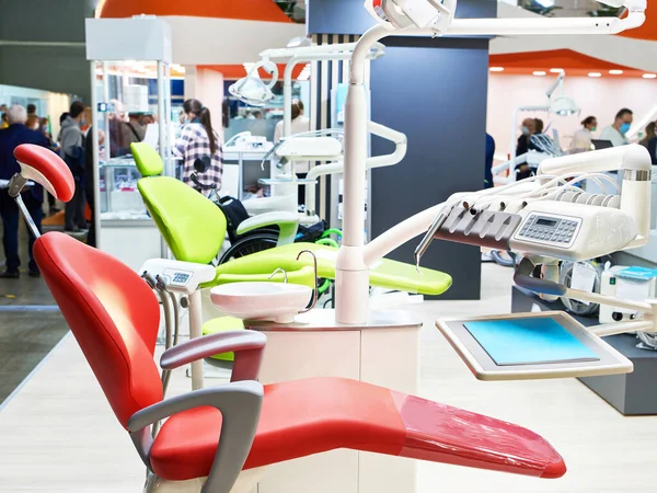 Dental units and equipment at the exhibition