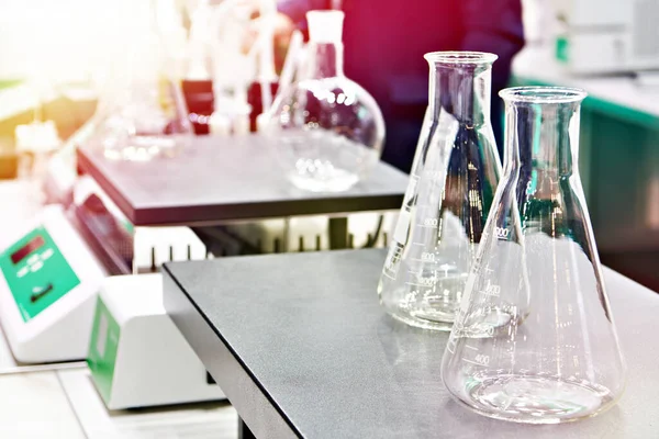 Хімічне Обладнання Лабораторії Виставці — стокове фото