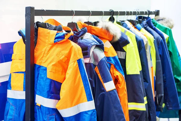 Jassen Voor Werkkleding Voor Bouwers Fabrikanten — Stockfoto