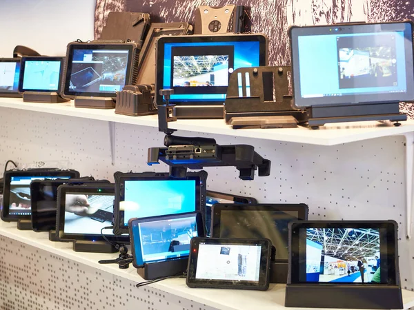Защитные Экраны Системы Видеонаблюдения — стоковое фото
