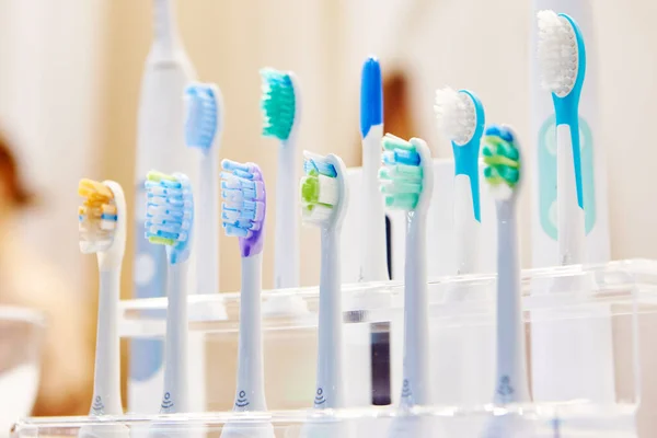 電動歯ブラシ用アタッチメント — ストック写真