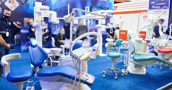 stock image Moscow, RUSSIA - SEPTEMBER 28, 2021: Modern Dentistry Exhibition DENTAL-2021